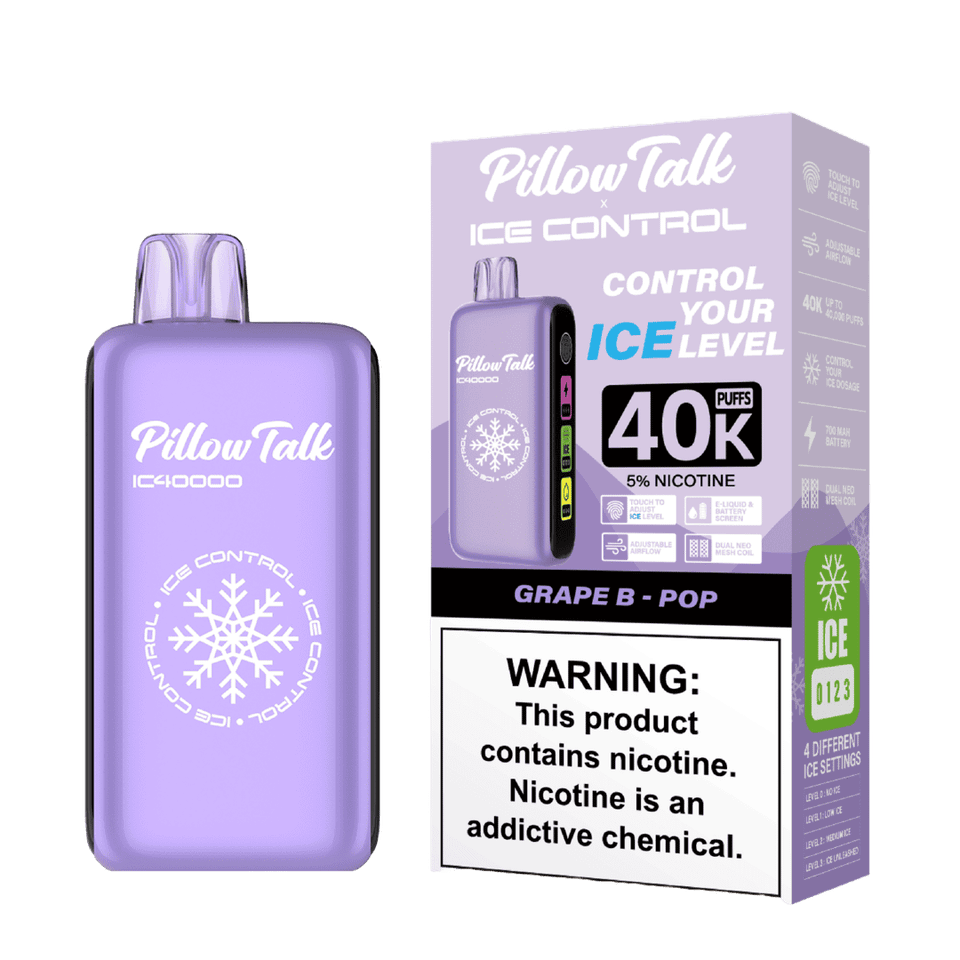 Pillow Talk Ice Control IC40000 Disposable Vape (Pack of 05)