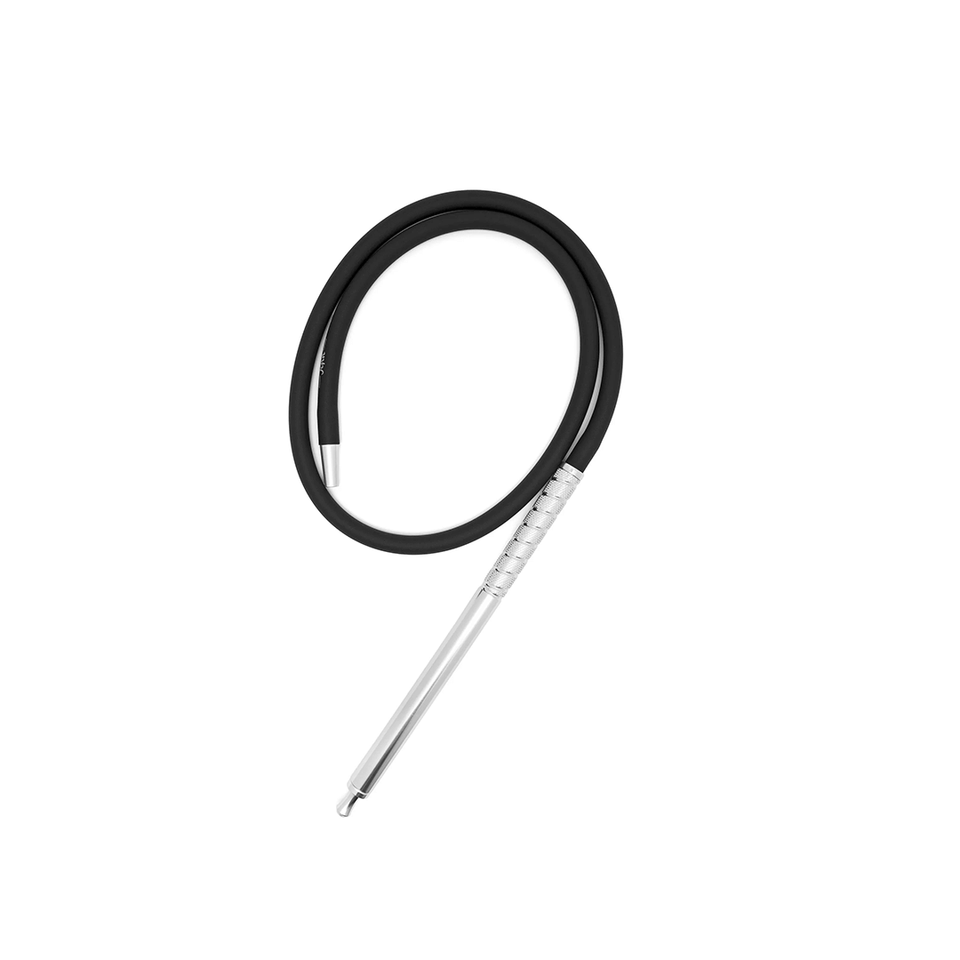 Hookah John Flaca Hose Silver - vape702usa Hookah John Flaca Hose Silver Hookah Hose