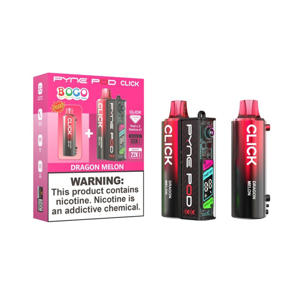 Pyne Pod Click 66K Bogo (Pack of 05) Disposable Vape