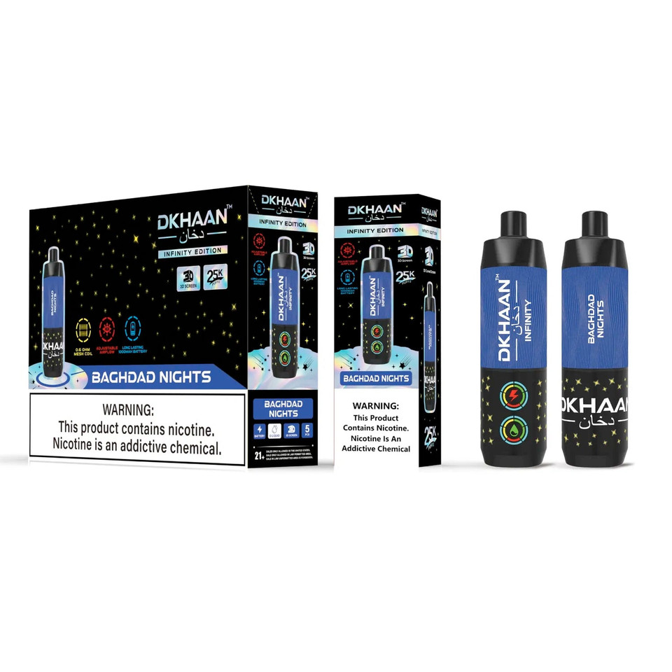 DKHAAN 25000 (Pack of 05) Disposable Vape