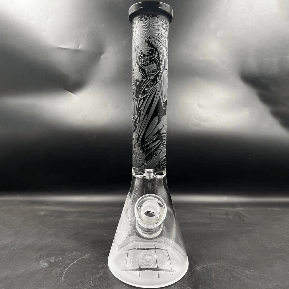 Water Pipe - vape702usa Black and Clear Glass Water Pipe water Pipes