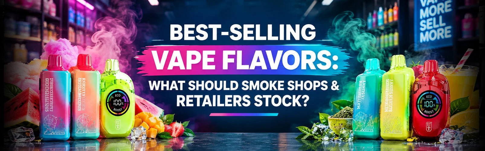 Best-Selling Vape Flavors: What Should Smoke Shops & Retailers Stock?