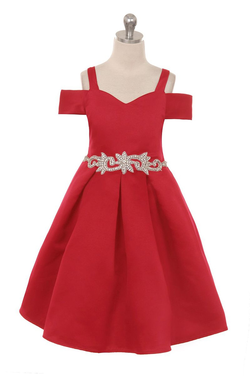 Red Princess Ball Gown Flower Girl Dress With Sparkling Sequins And Tutu  Skirt Perfect For Pageants, First Communion And Special Occasions AL4132  From Allloves, $59.35 | DHgate.Com