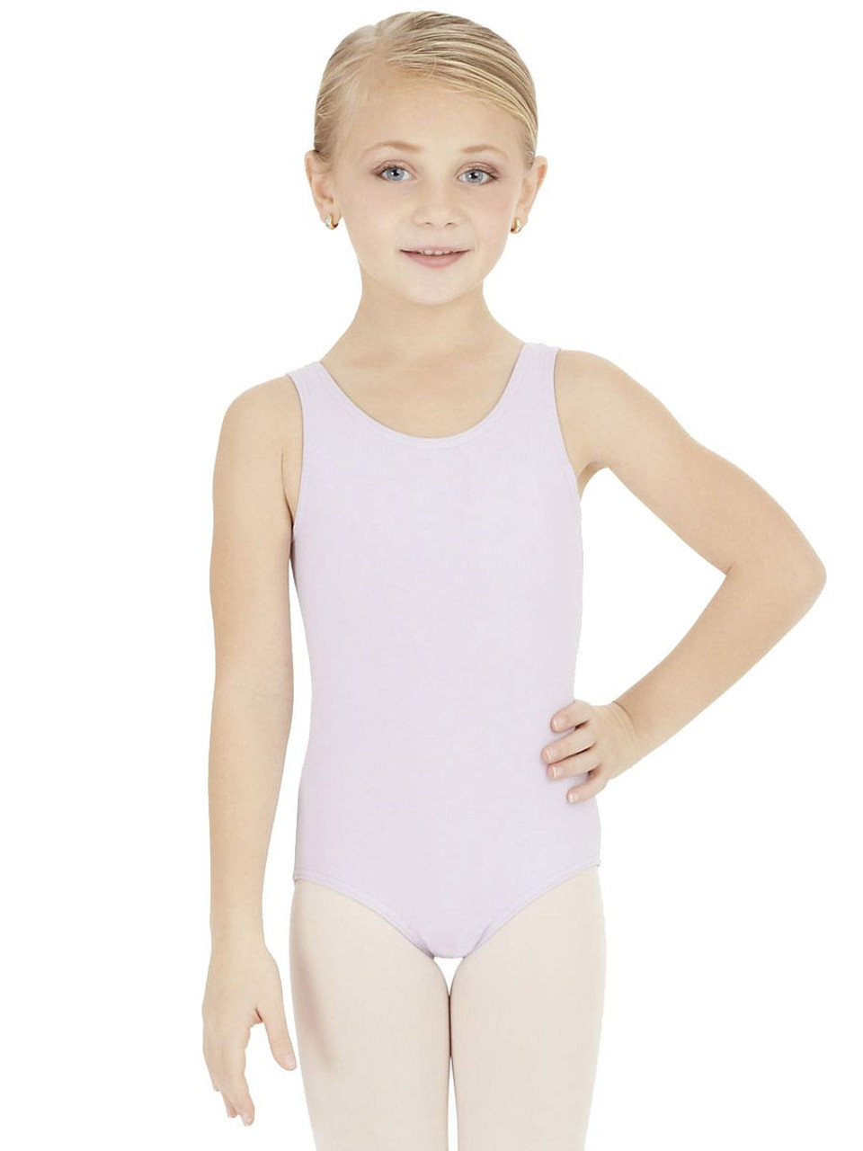 Capezio Lavender Women's Classics Short Sleeve Leotard, Small