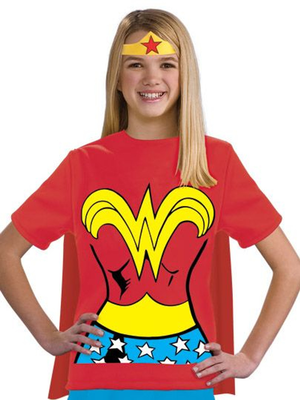 Girls Wonder Woman T Shirt Pink Princess