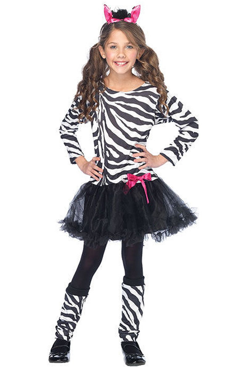 Little Zebra Costume for Girls