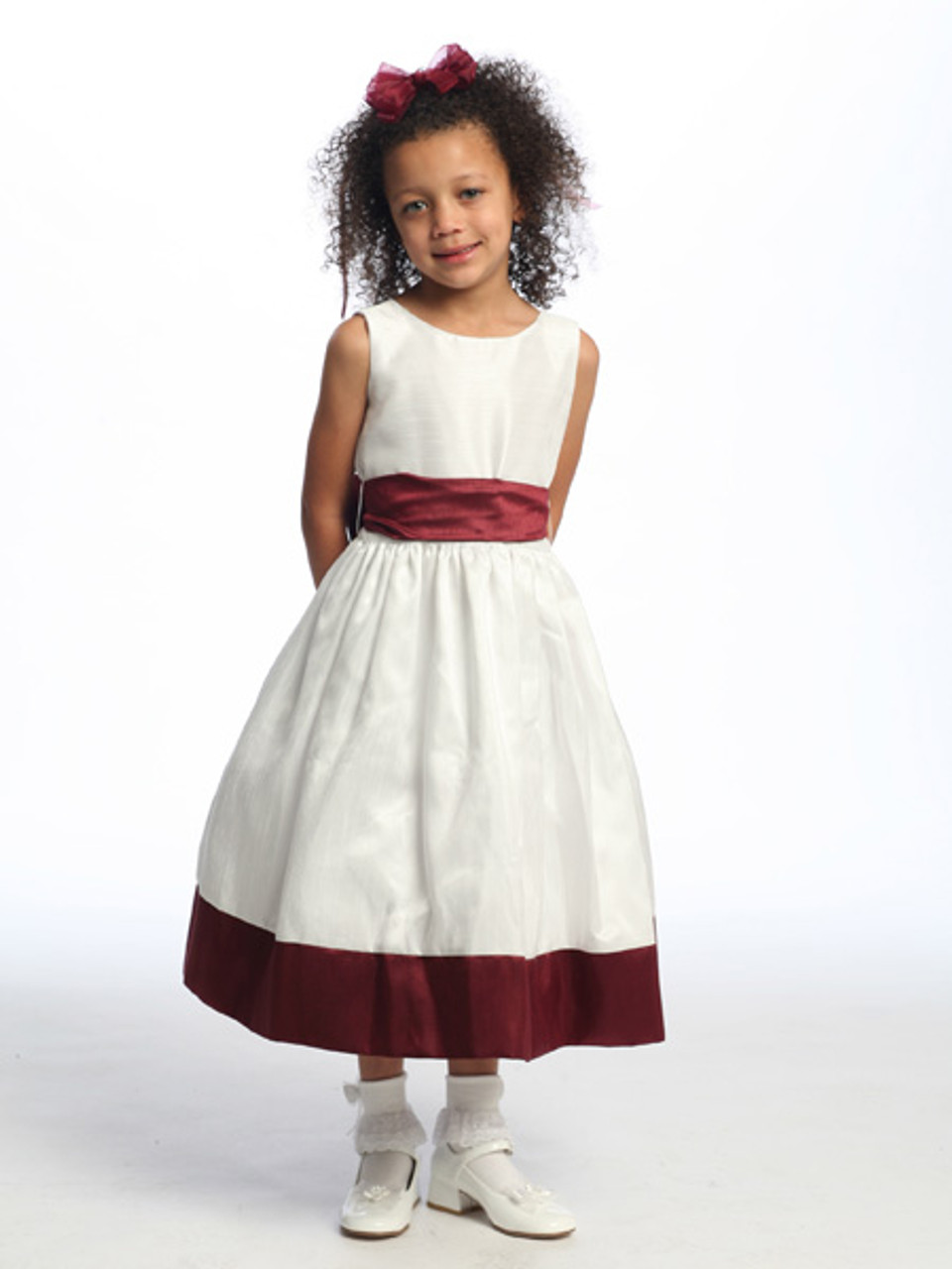 Burgundy Flower Girl Dresses | High Quality | Sara Dresses