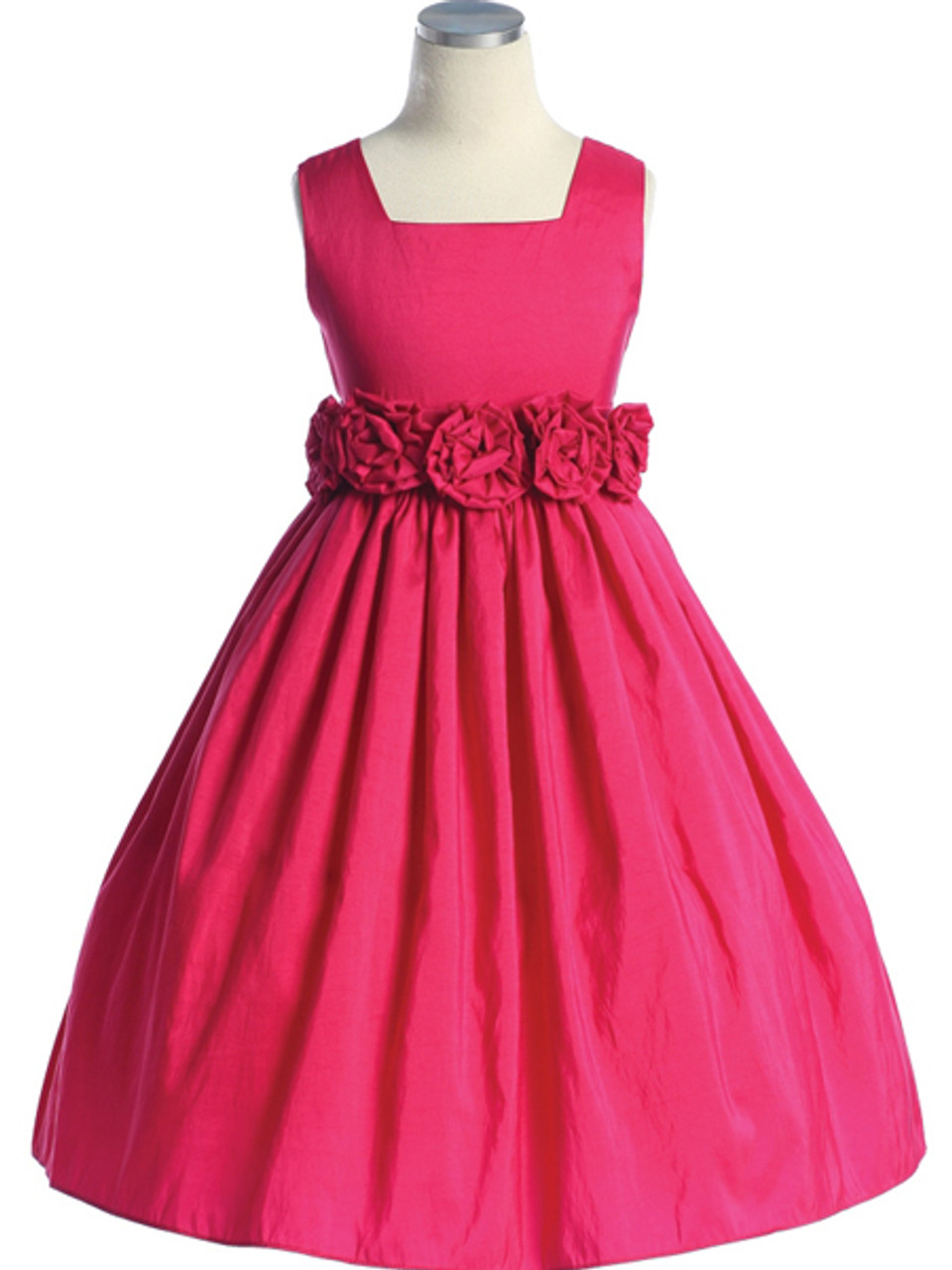 Pink Taffeta Dress