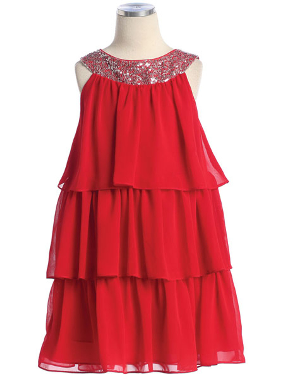 Red Lace Short Wedding Flower Girls Dresses A Line First Communion Dress  Girls Party Gow on Luulla