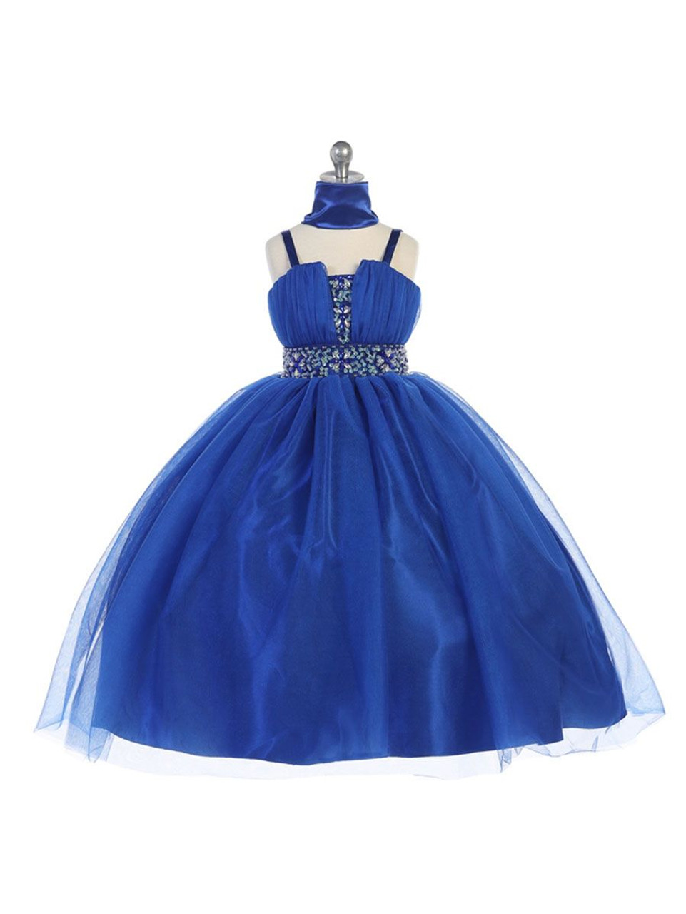 Kids Blue Flower Frock Online | Baby Girl Birthday Party Frocks Online –  www.liandli.in