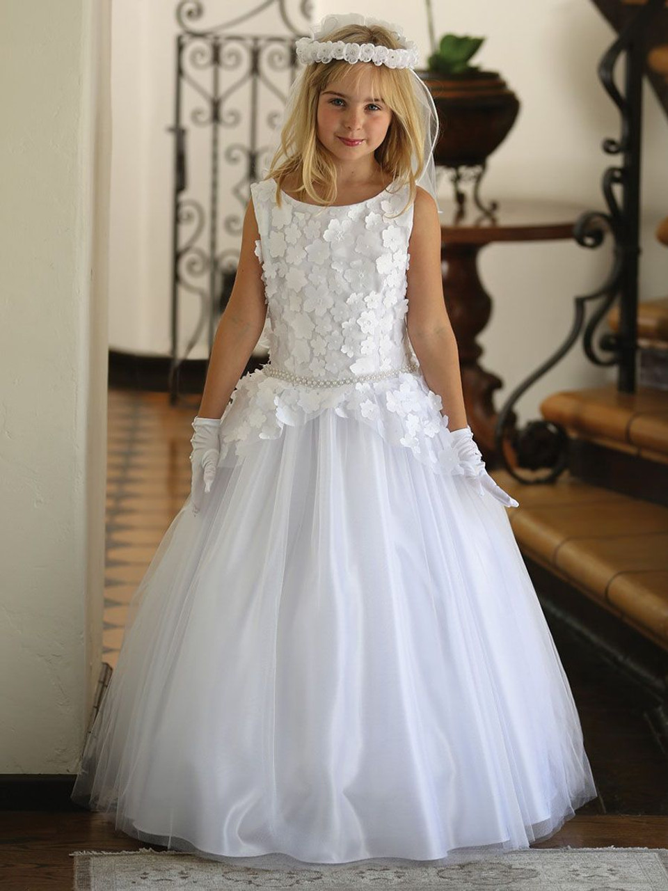 Girls First Communion Dress, Holy Communion Dresses – Little N Kute Boutique