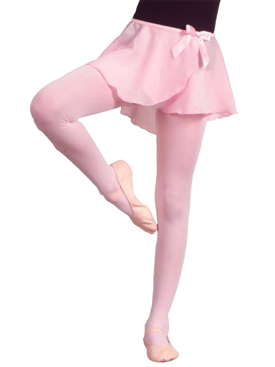 Danshūz Pink Mock Wrap Skirt - Pink Princess