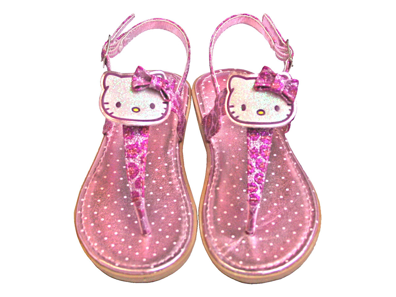 Sanrio Hello Kitty Girls Flip Flops Sandals 2015 NWT Pink Little Kids 5-6 |  eBay
