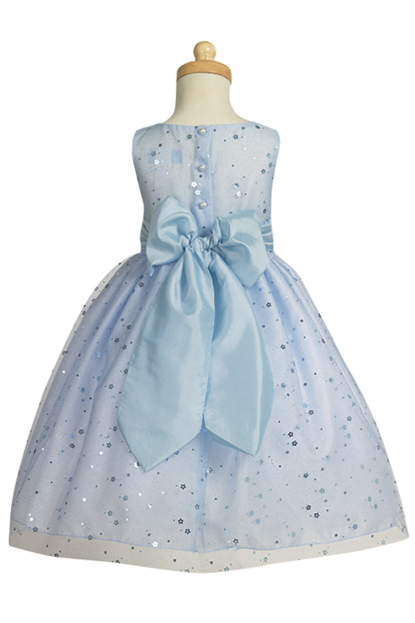 Blue Sparkling Tulle Dress - Pink Princess