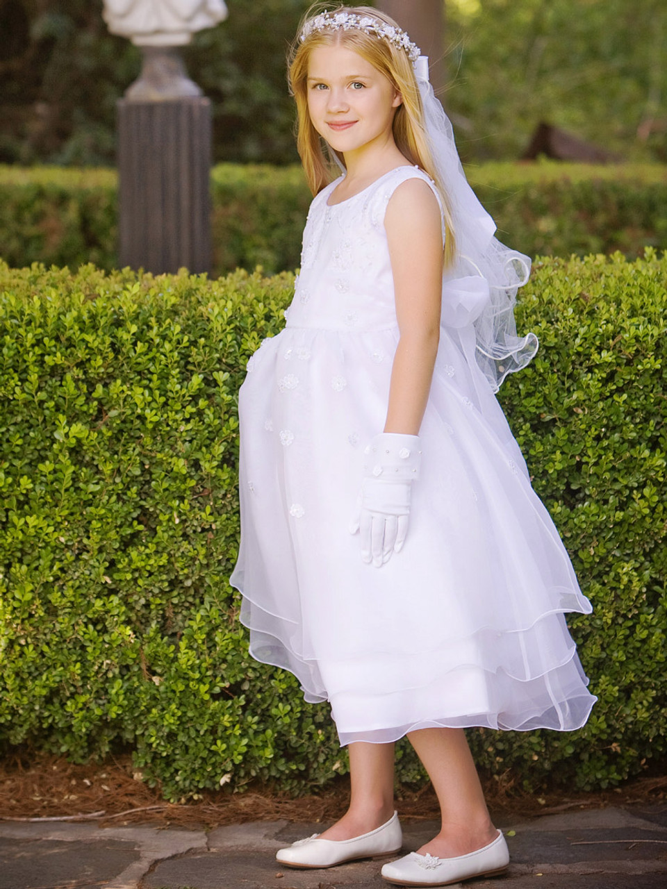 First Communion Dress, Veils & Accessories, girls white dresses – Strasburg  Children