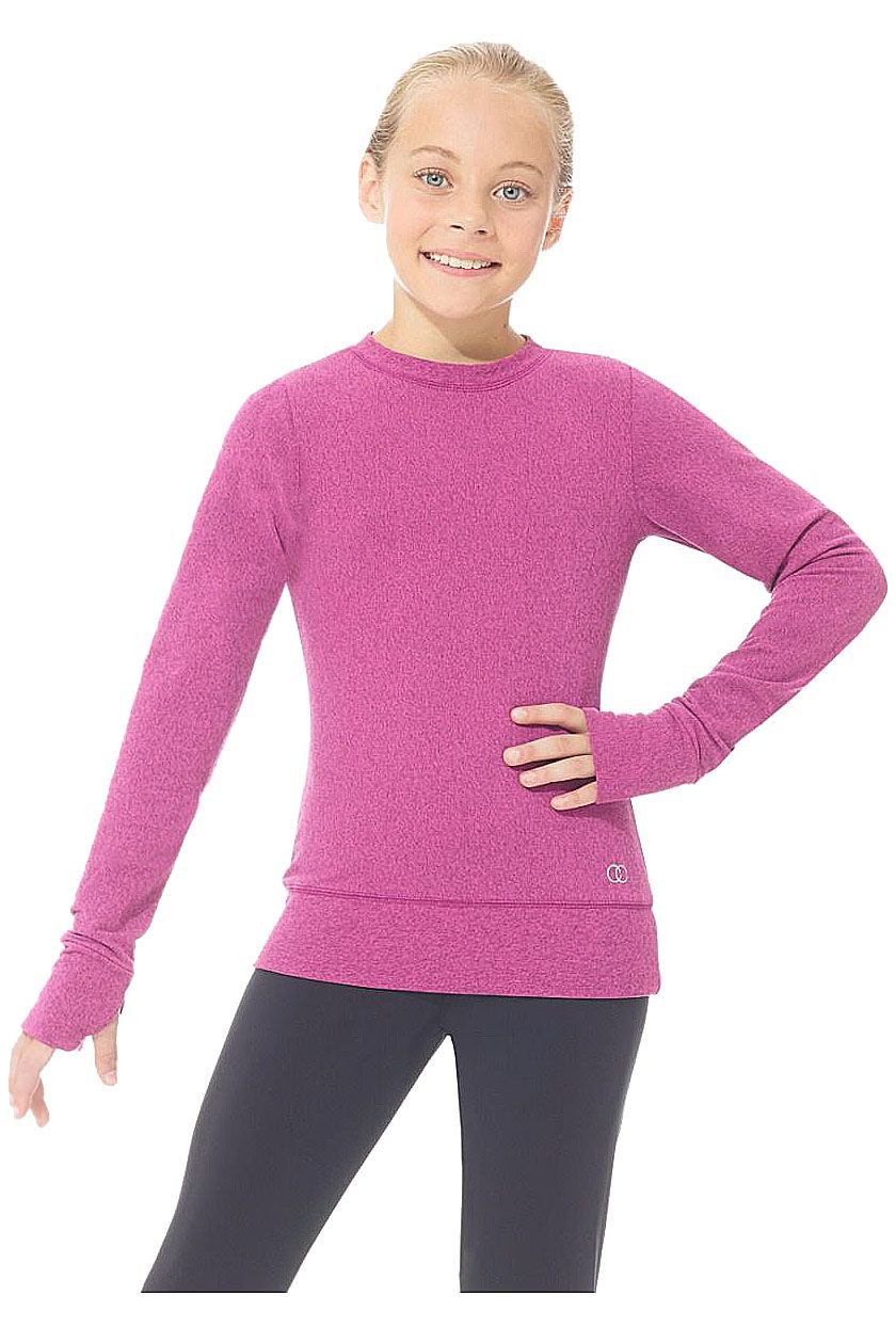 womens pink thermal top