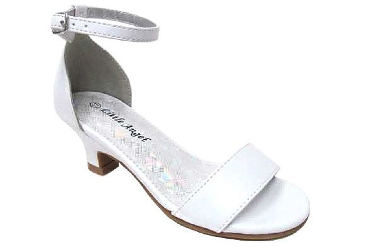 Pearl Double Rhinestone Strap Heels - Tulleen.com