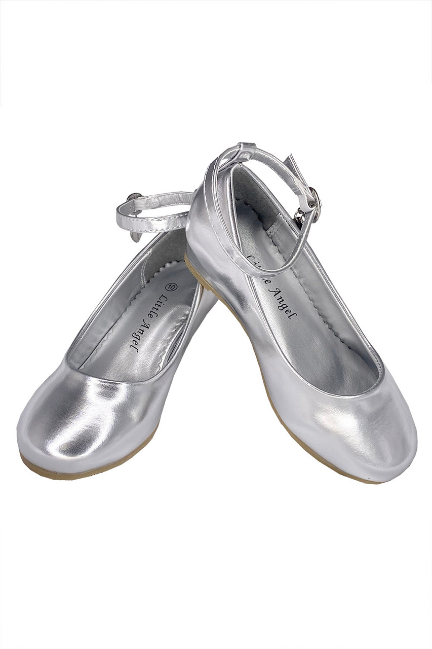 Buy The Children's Place Girls Girls Silver Sequinned Suri Heels - NNNOW.com