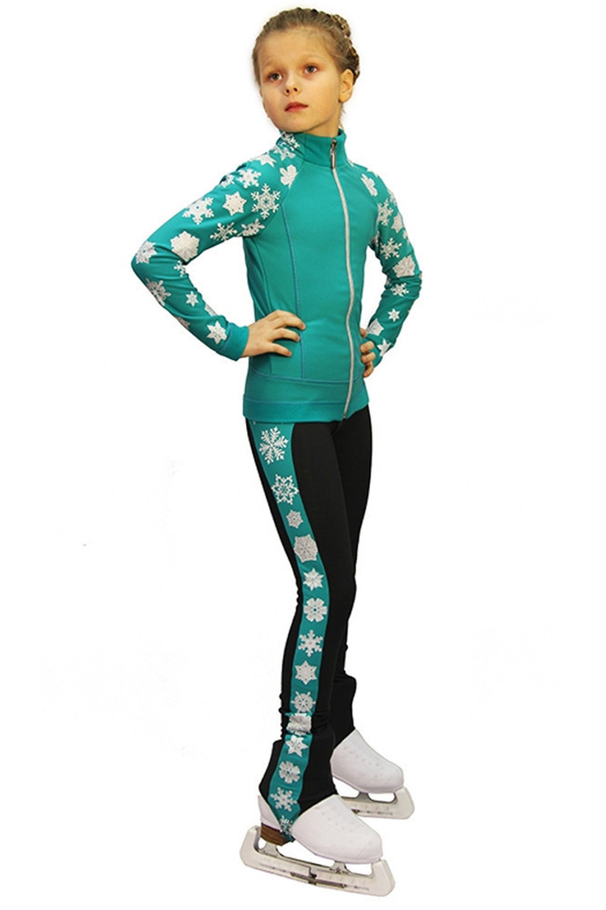 IceDress Figure Skating Outfit - Thermal - Flying (Emerald with Black)  (Size AXS) : : Clothing, Shoes & Accessories