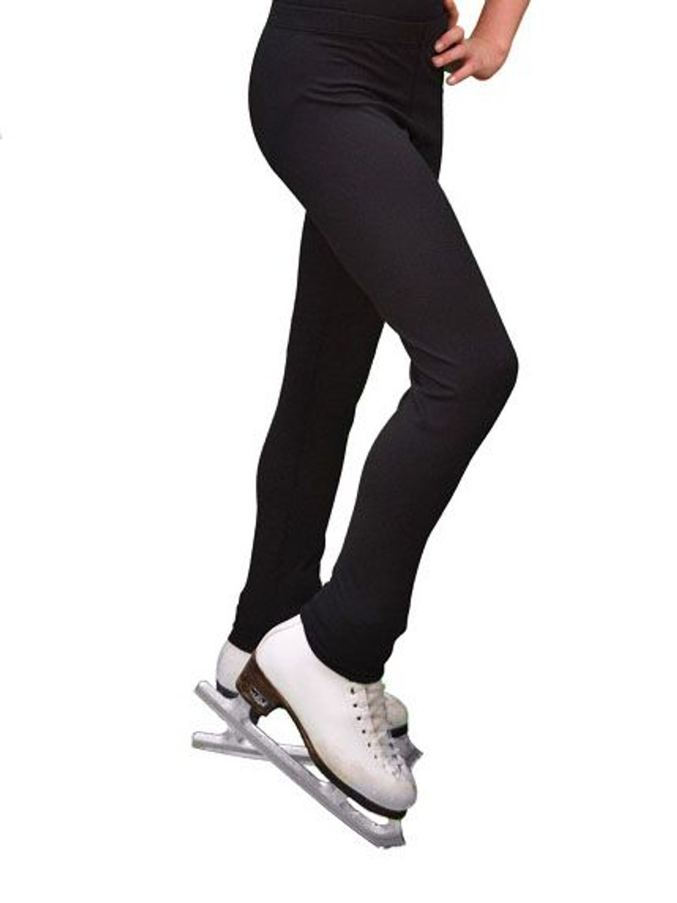 Chloe Noel Ribbon Skate Rhinestone Crystal Skating Leggings From