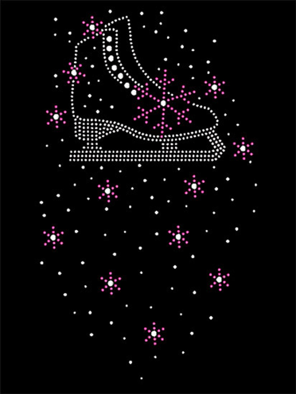 ChloeNoel Ice Skating Outfit- J636F- Crystal Fuchsia Spiral Skating Jacket  & P636-Crystal Spiral Skating Pant - Pink Princess