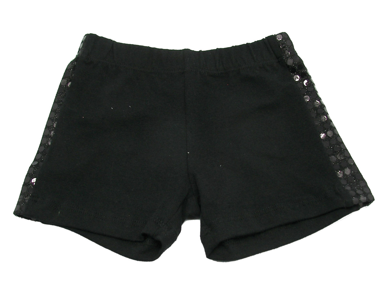 Shorts with Sequins - Black/sequins - Ladies