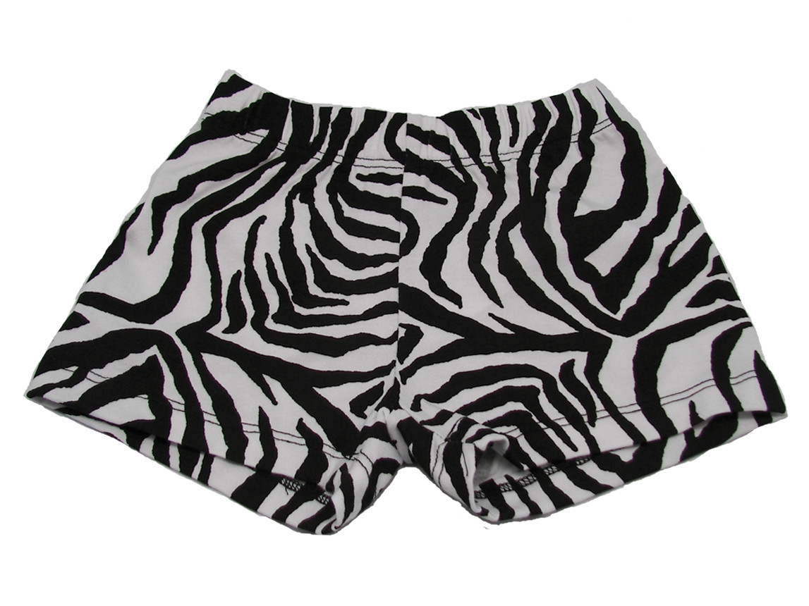 Zebra Animal Print Hot Shorts - Pink 
