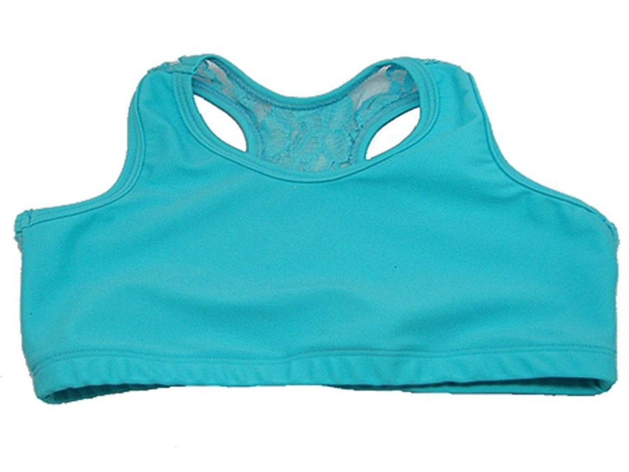Turquoise Lace Bra Top - Pink Princess