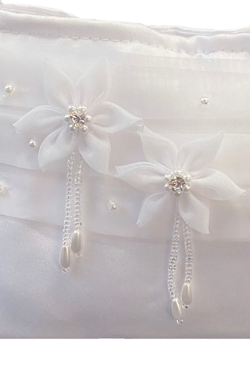 Embroidered Cross First Communion Purse - [Consumer]Autom