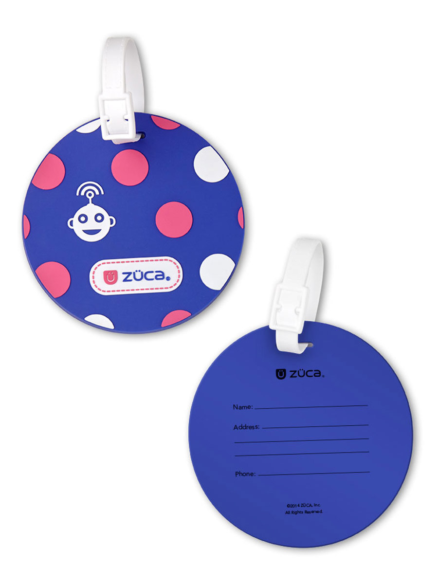 ZUCA Print Inserts - Polka Bots w/ Name Tag - Pink Princess