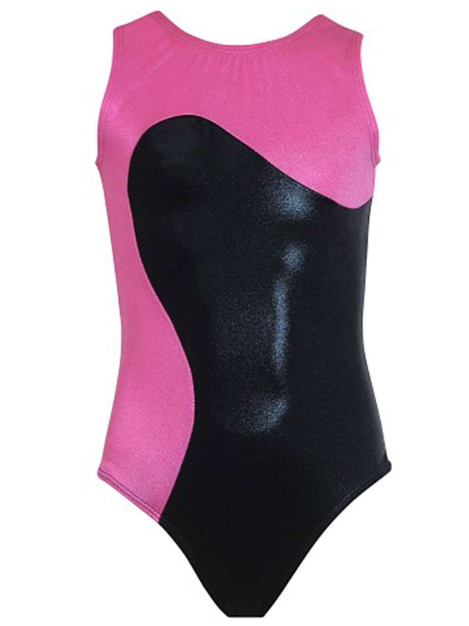 K-Bee Leotards Freestyle Pink/Black Mystique - Pink Princess