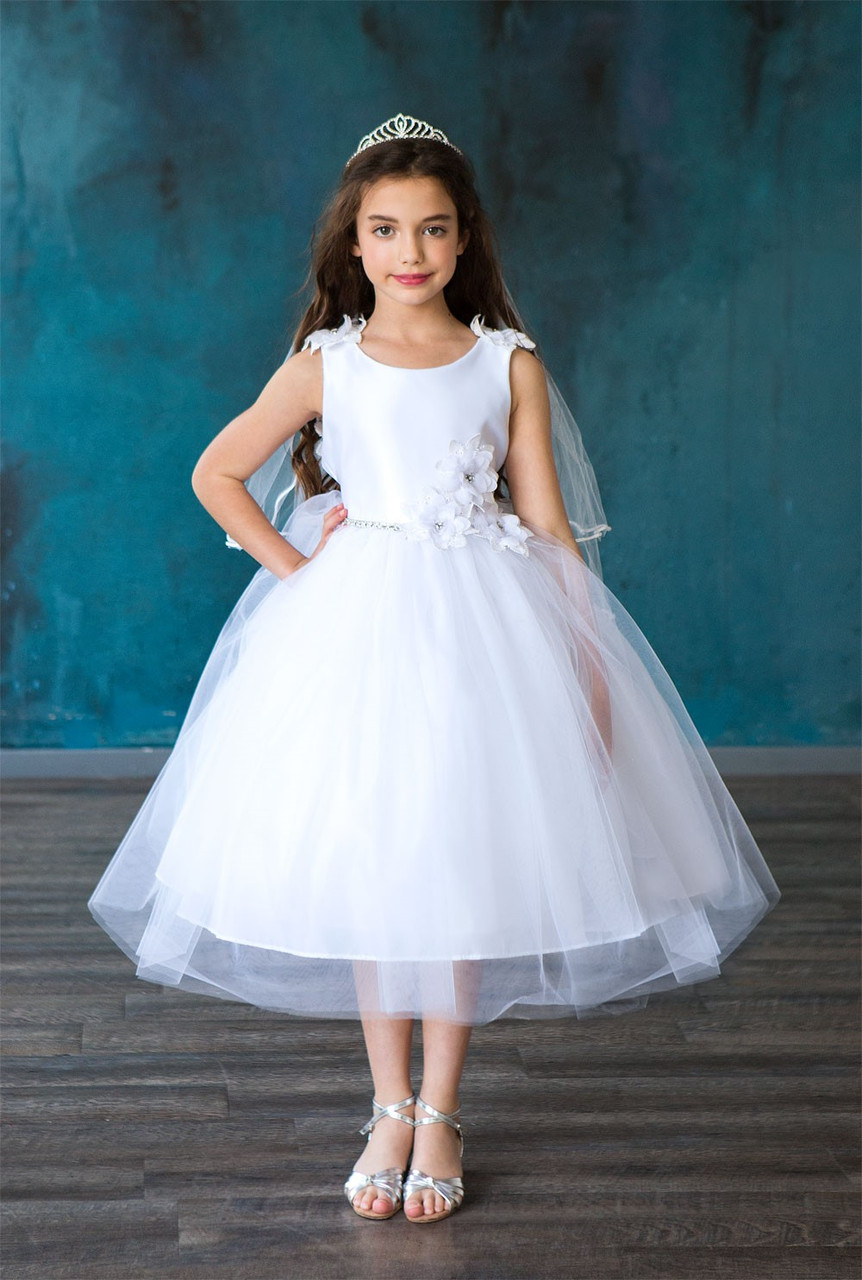 Pink Princess Flower Girl Dresses