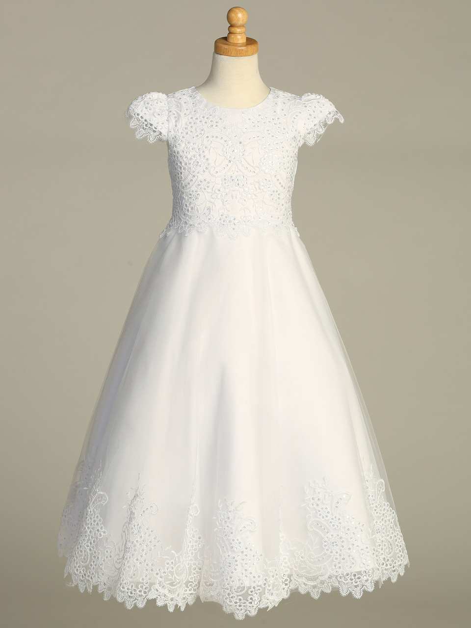 Swea Pea & Lilli SP195 Embroidered Tulle w/ Sequins Dress