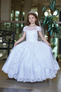 girls communion dress