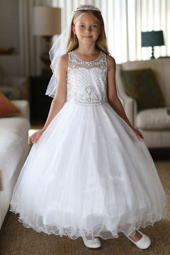 girls communion dress