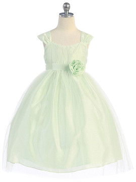 Green, Sage & Lime Flower Girl Dresses - PinkPrincess.com