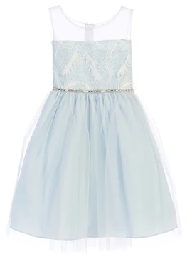 sachin and babi light blue dress Baby & Toddler Blue Dresses main image 0