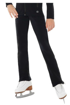 Chloe Noel PS792 3 Waist Band Elite Figure Skating Pants & Front