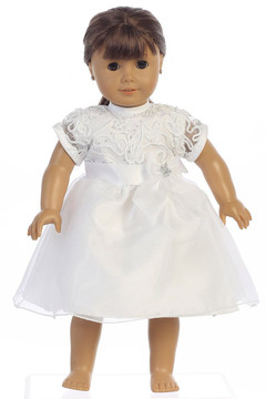 Satin and Lace Party or Princess Dress for 18 Inch Doll Such as American  Girl -  Canada