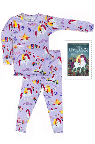 Books To Bed Uni The Unicorn Pajama Set Books To Bed Uni The Unicorn Pajama Set