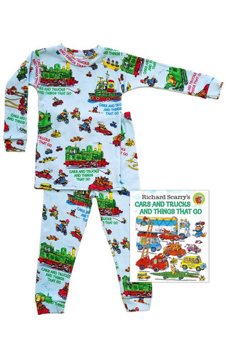 Books To Bed Cars & Trucks & Things That Run Pajama Set Books To Bed Cars & Trucks & Things That Run Pajama Set