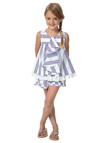 Candy Bean Lavender Lollipop Woven Tunic Top- FINAL SALE Candy Bean Lavender Lollipop Woven Tunic Top- FINAL SALE