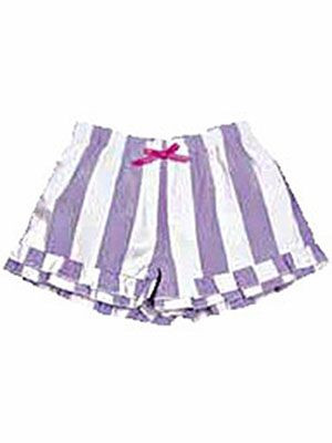 Candy Bean Lavender Lollipop Woven Print Shorts- FINAL SALE