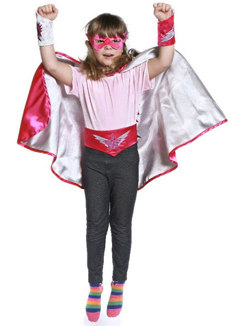 Creative Educations Reversible Super Girl Set