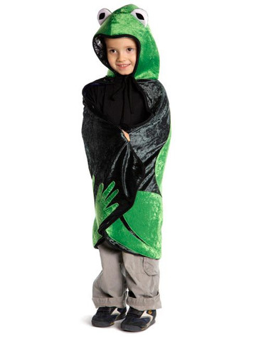 Reversible Hooded Frog/Prince Cape Reversible Hooded Frog/Prince Cape