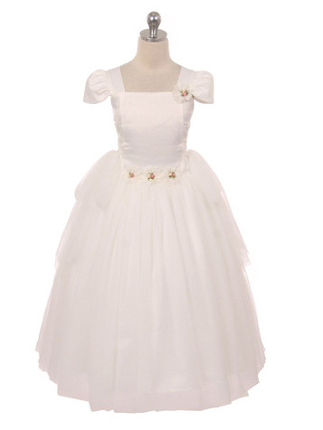 Ivory Tulle Overlay Princess Dress Ivory Tulle Overlay Princess Dress