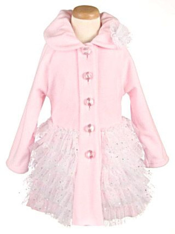 Light Pink Ballerina Coat w/ Ruffles Light Pink Ballerina Coat w/ Ruffles