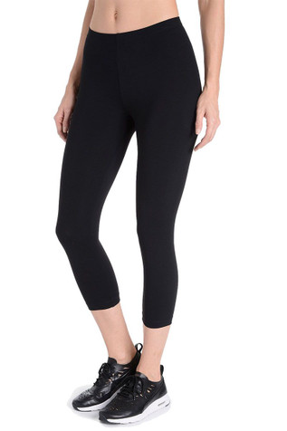 Danskin 2096 Black Essentials Capri Legging - Pink Princess