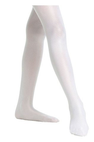 Danskin 331 Girl's Theatrical Pink Ultra Shimmery Footed Tights