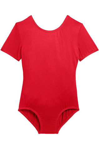 Danskin 3905 Girls Red Team Essentials Short Sleeve-FINAL SALE Danskin 3905 Girls Red Team Essentials Short Sleeve-FINAL SALE